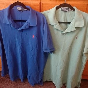 Men's Ralph Lauren polo shirts.
